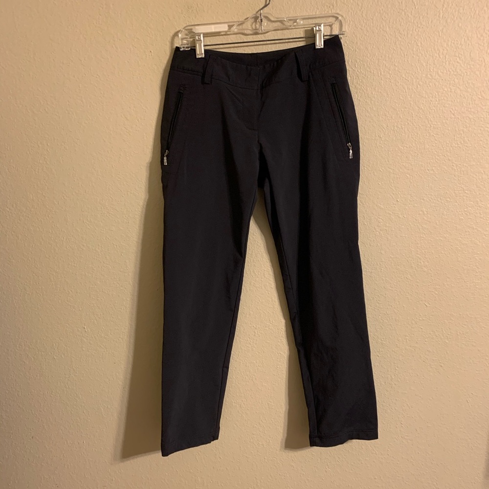 Adidas black golf pants size 2